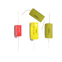 22UF / 160V metalizou o tipo axial do capacitor do filme do polipropileno